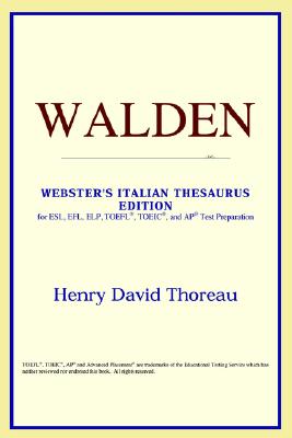 Walden (Webster's Italian Thesaurus Edition) [Paperback] David Thoreau, Henry