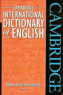 Cambridge International Dictionary of English