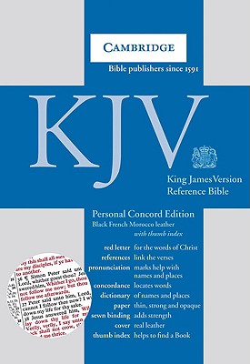 Image for KJV Personal Concord Reference Edition KJ463:XRI black French Morocco leather, thumb indexed