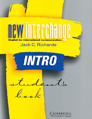 new interchange intro student's book english for international communication