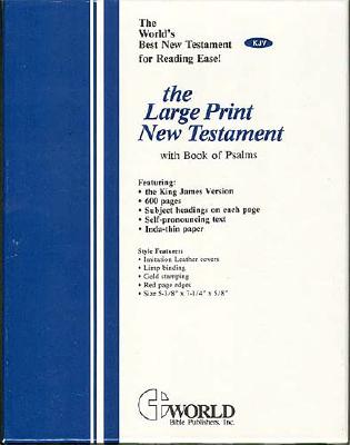 Large Print New Testament with the Book of Psalms-KJV