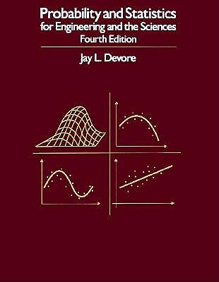 Probability and Statistics for Engineering and the Sciences, 4Th Edition