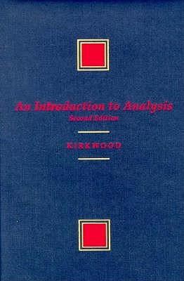 An Introduction to Analysis