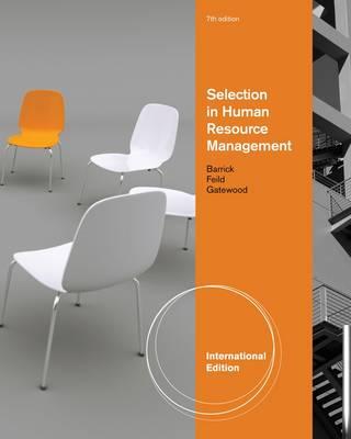 Selection in Human Resource Management 7th Edition International Edition