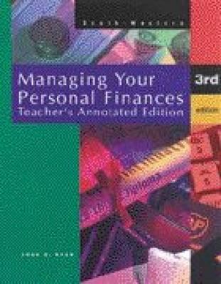 Managing Your Personal Finances