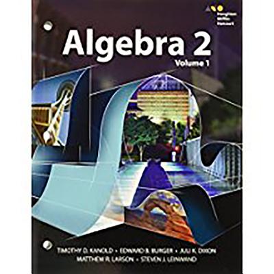 HMH Algebra 2, HMH Algebra 2 Interactive Student Edition Volume 1