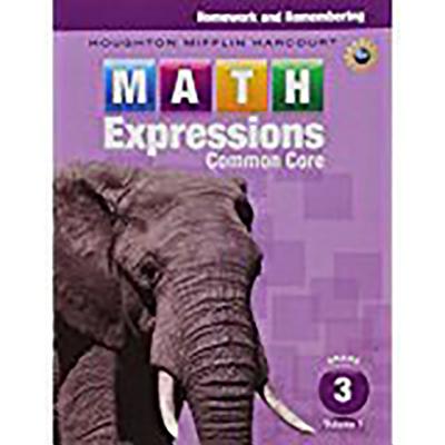 Math Expressions Homework & Remembering, Volume 1 Grade 3