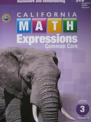 Math Expressions Homework & Remembering, Volume 2 Grade 3