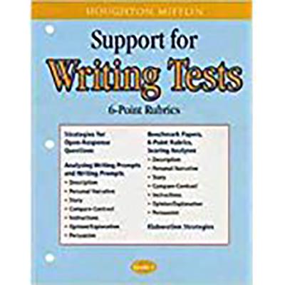 Houghton Mifflin Support for Writing Tests 6-Point Rubrics Grade 5
