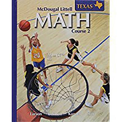 Image for McDougal Littell MATH COURSE 2 ,Texas, Student Edition McDougal Littell MATH COURSE 2 ,Texas, Student Edition