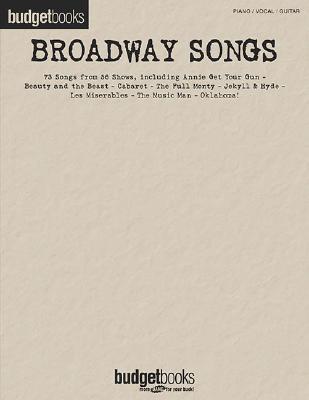 Image for Broadway Songs: Budget Books Broadway Songs: Budget Books