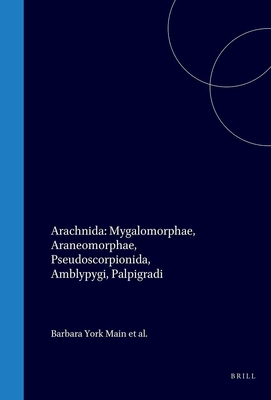 Zoological Catalogue of Australia Volume 3 : Arachnida: Mygalomorphae, Araneomorphae in part, Pseudoscorpionida, Amblypygi and Palpigradi