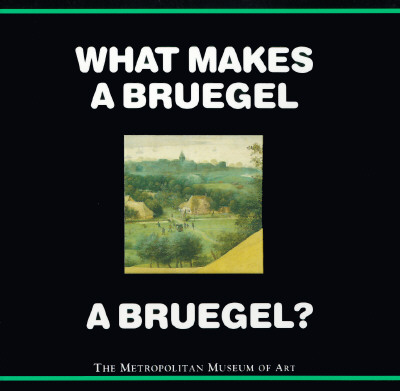 What Makes a Bruegel a Bruegel