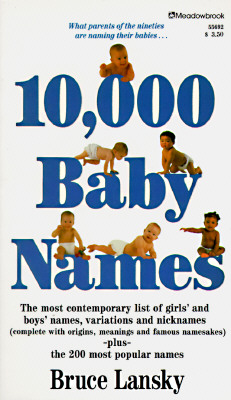 Image for 10,000 Baby Names