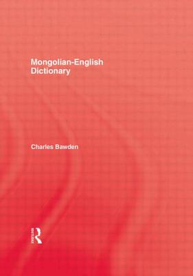 Mongolian-English Dictionary