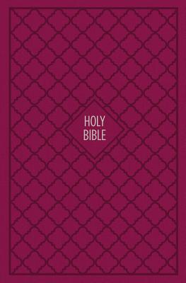 Image for KJV, Thinline Bible, Standard Print, Pink Cloth over Board, Red Letter Edition