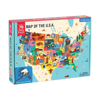 Image for MAP OF THE U. S. A. PUZZLE
