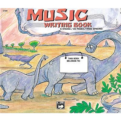 Image for Alfred's Basic Music Writing Book: Wide Lines Alfred's Basic Music Writing Book: Wide Lines