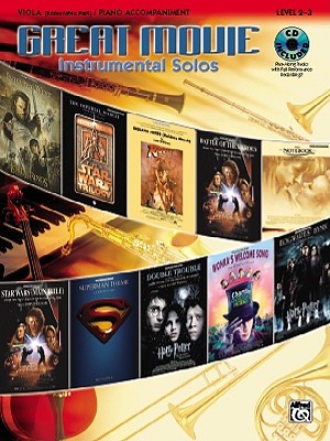 Great Movie Instrumental Solos for Strings: Viola (includes pull-out string part), Book, CD & Instrumental Part