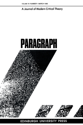 Practices of Hybridity: Paragraph Volume 18 Number 1 (Paragraph Special Issues)