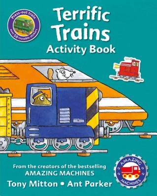 Amazing Machines Terrific Trains Activity Book Image for Amazing Machines Terrific Trains Activity Book