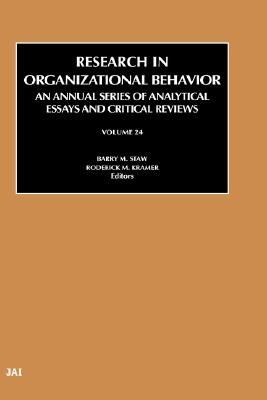 Research in Organizational Behavior (Volume 24)