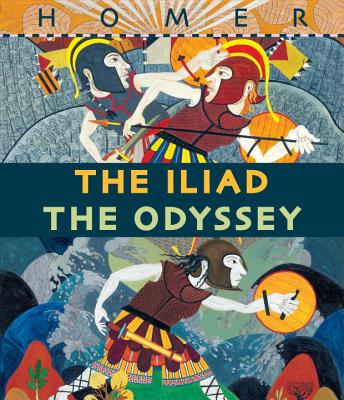 Iliad/The Odyssey Boxed Set: (Two Illustrated Epic Retellings of Homer's Greek Myths Featuring Gods, Heroes, Battles, and Legendary Journeys for Young