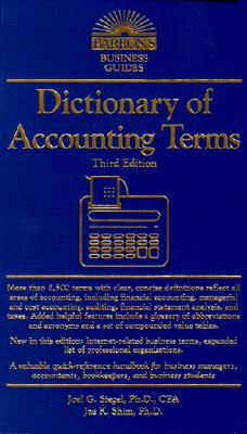 Dictionary of Accounting Terms (Barron's Business Guides)
