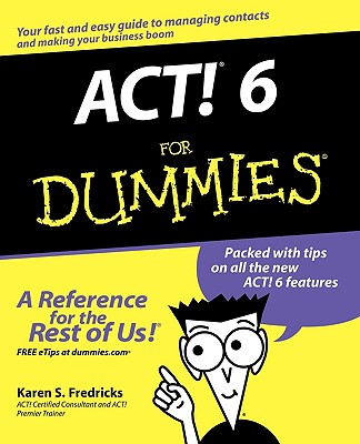 Image for ACT! 6.0 For Dummies