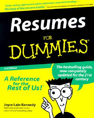 Resumes For Dummies (Resumes for Dummies, 3rd ed)