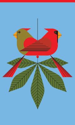 Image for Cardinals Consorting 3 X 5 Notepad
