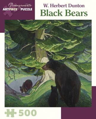 W. Herbert Dunton Black Bears 500-Piece Jigsaw Puzzle Aa905