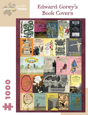 Image for {NEW} Pomegranate Edward Gorey's Book Covers: 1000-Piece Jigsaw Puzzle 20'x27'