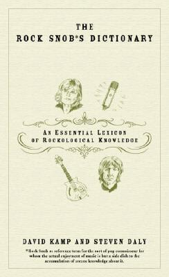 Image for ROCK SNOB'S DICTIONARY