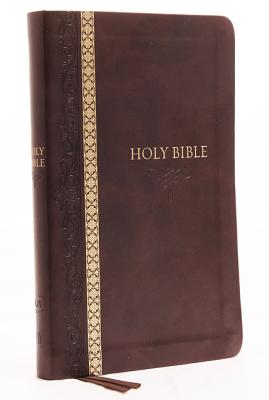 KJV, Thinline Bible, Leathersoft, Brown, Thumb Indexed, Red Letter ...