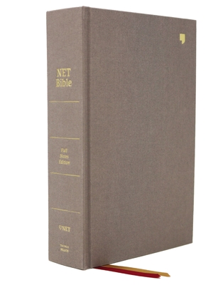 NET Bible, Full-notes Edition, Cloth over Board, Gray, Comfort Print: Holy Bible
