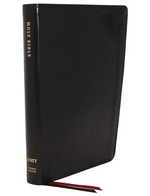 Image for NET Bible, Thinline, Leathersoft, Black, Thumb Indexed, Comfort Print: Holy Bible