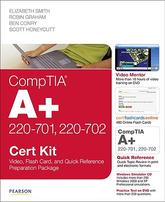 CompTIA A+ Cert Kit 220-701, 220-702: Video, Flash Card, and Quick Reference Preparation