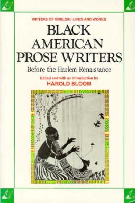Image for Black American Prose Writers: Before the Harlem Renaissance (Writers of English)