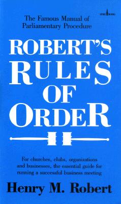 Robert's Rules of Order; Robert's Rules of Order