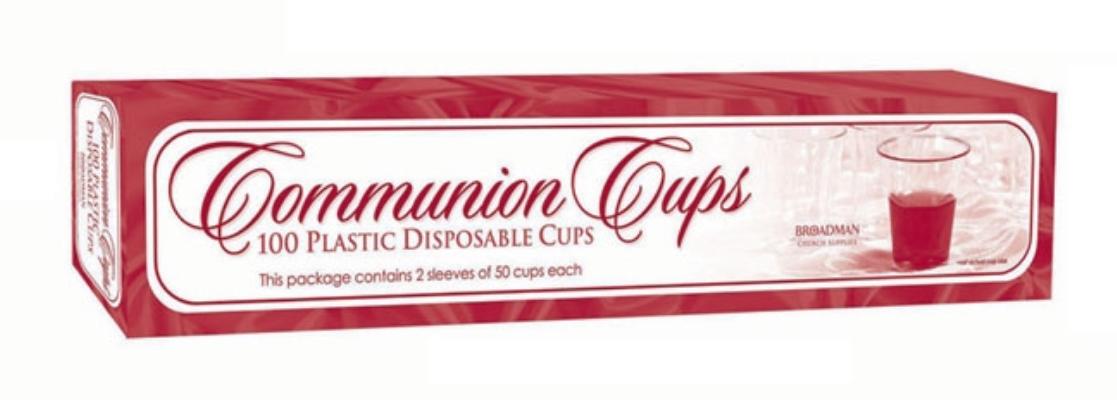 Image for Broadman Church Supplies Plastic, Disposable, Recyclable Communion Cups, 100 Count