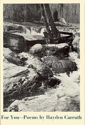 For You: Poems by Hayden Carruth