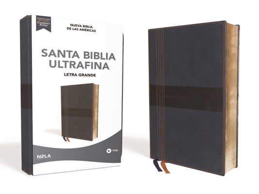 Image for NBLA Santa Biblia Ultrafina, Letra Grande, Tamaño Manual, Leathersoft, Azul, Edición Letra Roja (Spanish Edition)