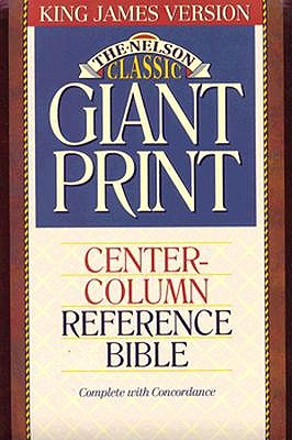Image for "''KJV Giant Print Classic Series Reference Bible (Thumb Indexed, Burgundy Leatherflex)''"