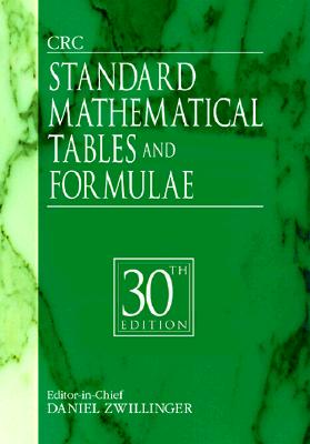 CRC Standard Mathematical Tables and Formulae: 30th Edition (Mathematical Science References)