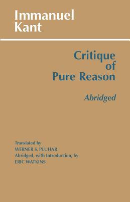 Image for Critique of Pure Reason, Abridged (Hackett Publishing Co.)