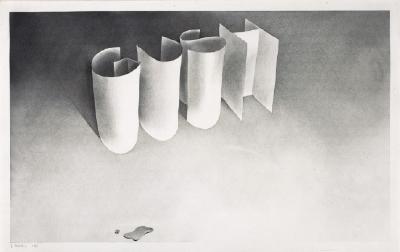 COTTON PUFFS, Q-TIPS, SMOKE AND MIRRORS: THE DRAWINGS OF ED RUSCHA