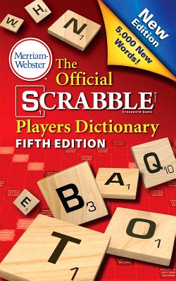 The Official Scrabble Players Dictionary, 5th Edition (mass market, paperback) 2014 copyright
