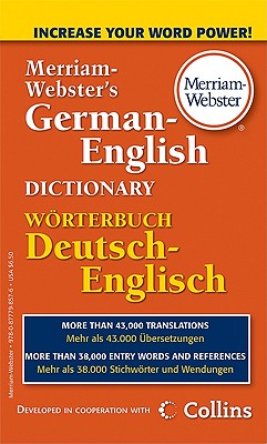 Image for MERRIAM-WEBSTER'S GERMAN-ENGLISH DICTIONARY