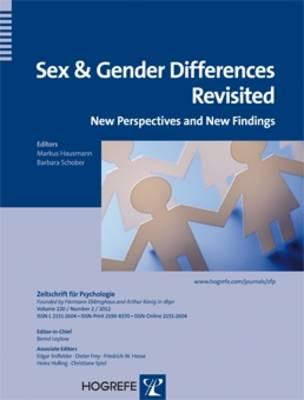 Sex and Gender Differences Revisited, a topical issue of the Zeitschrift fuer Psychologie (Zeitschrift fur Psychologie / Journal of Psychology)